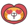 😍 Эмодзи «Lan Lan Cat» для Telegram