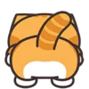 🍑 Эмодзи «Lan Lan Cat» для Telegram
