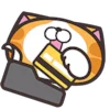 🤑 Эмодзи «Lan Lan Cat» для Telegram