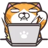 👨‍💻 Эмодзи «Lan Lan Cat» для Telegram