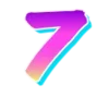 7️⃣ Эмодзи «Lazer emoji retro style» для Telegram