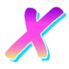 ❌ Эмодзи «Lazer emoji retro style» для Telegram