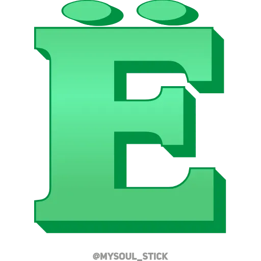 💚 Эмодзи «Ⳑⲁⲍυʀⲓⲧ 3𝗗» для Telegram