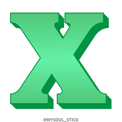 💚 Эмодзи «Ⳑⲁⲍυʀⲓⲧ 3𝗗» для Telegram