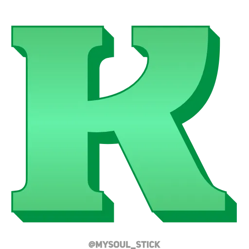 💚 Эмодзи «Ⳑⲁⲍυʀⲓⲧ 3𝗗» для Telegram