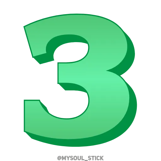 💚 Эмодзи «Ⳑⲁⲍυʀⲓⲧ 3𝗗» для Telegram