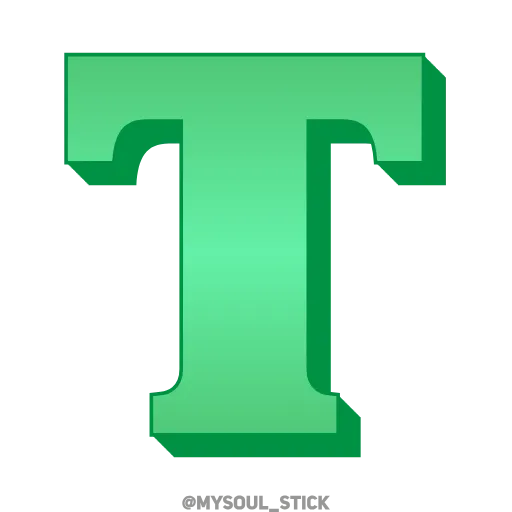 💚 Эмодзи «Ⳑⲁⲍυʀⲓⲧ 3𝗗» для Telegram