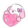 🩷 Эмодзи «Lazy Bunny» для Telegram