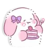🍰 Эмодзи «Lazy Bunny» для Telegram