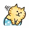 🐱 Эмодзи «Lazy Nyansuke» для Telegram