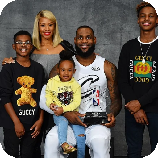 👨‍👨‍👧‍👦 Стикер «LeBron James» для Telegram