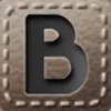 ♾ Эмодзи «Коричневые буквы в виде кожаной заплатки» для Telegram