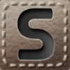 ♾ Эмодзи «Коричневые буквы в виде кожаной заплатки» для Telegram