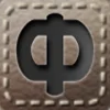 ♾ Эмодзи «Коричневые буквы в виде кожаной заплатки» для Telegram