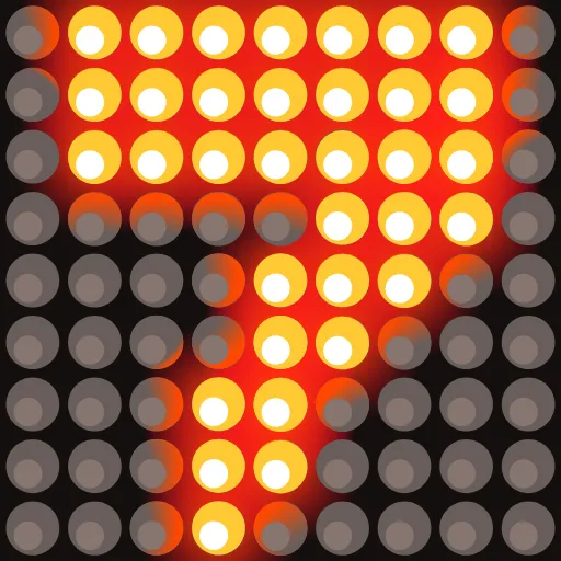 7️⃣ Эмодзи «Led Screen Emoji» для Telegram