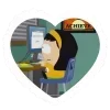 🤍 Эмодзи «Leslie Meyers» для Telegram
