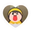 🤍 Эмодзи «Leslie Meyers» для Telegram