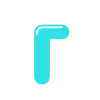 🙂 Эмодзи «Голубые летние буквы» для Telegram