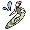 🏄‍♀️ Эмодзи «Summer Bali» для Telegram