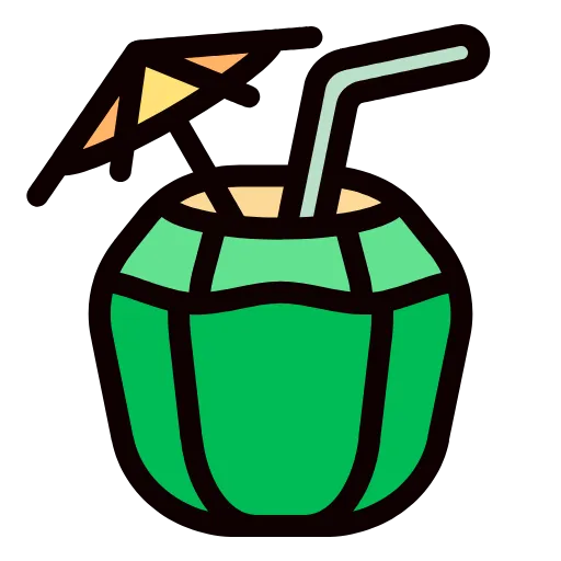 🥥 Эмодзи «Лето» для Telegram