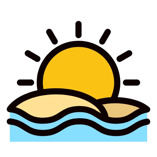 ☀️ Эмодзи «Лето» для Telegram
