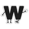 🔤 Эмодзи «Так, ещё один english шрифт» для Telegram