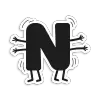 🔤 Эмодзи «Так, ещё один english шрифт» для Telegram