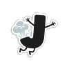 🔤 Эмодзи «Так, ещё один english шрифт» для Telegram