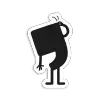 🔘 Эмодзи «Так, ещё один english шрифт» для Telegram