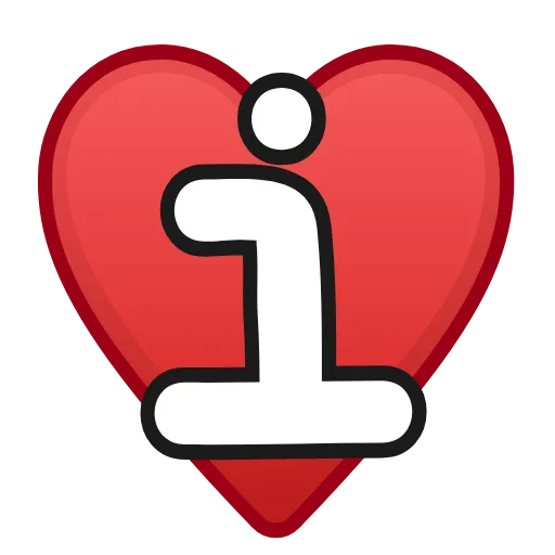 ❤️ Эмодзи «Letters in hearts» для Telegram