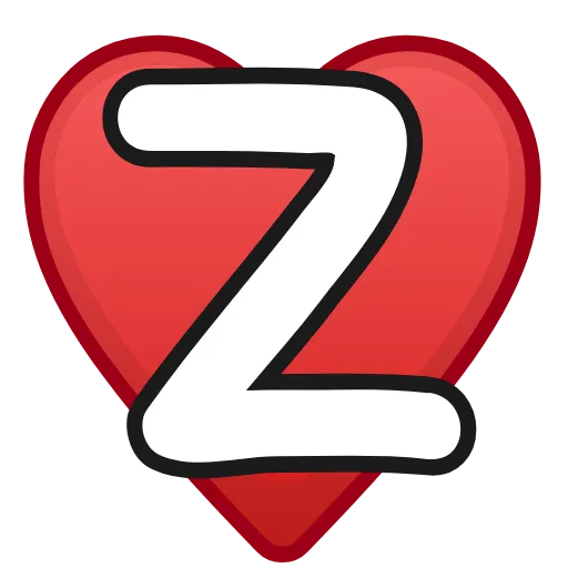 ❤️ Эмодзи «Letters in hearts» для Telegram