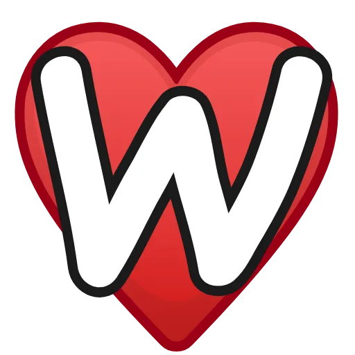 ❤️ Эмодзи «Letters in hearts» для Telegram