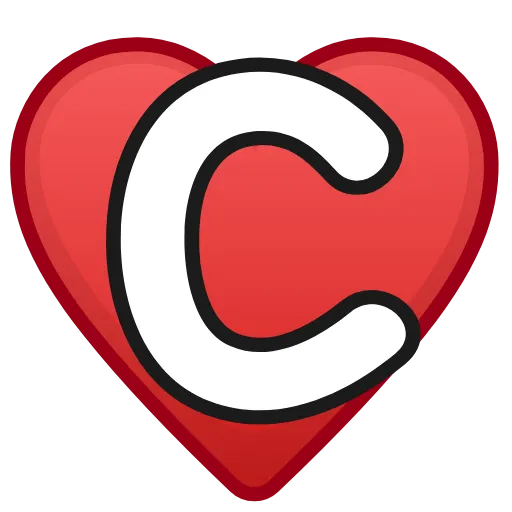 ❤️ Эмодзи «Letters in hearts» для Telegram