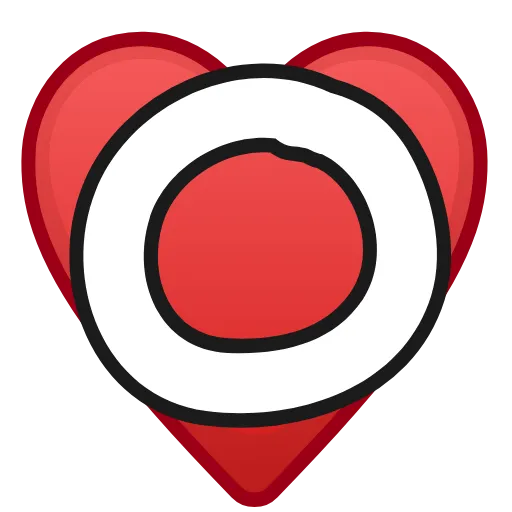 ❤️ Эмодзи «Letters in hearts» для Telegram