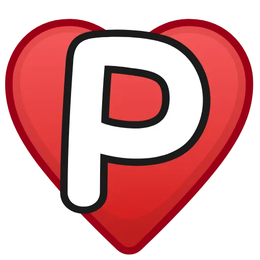 ❤️ Эмодзи «Letters in hearts» для Telegram