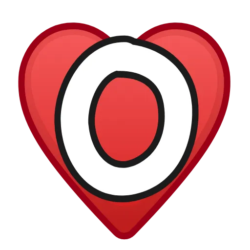 ❤️ Эмодзи «Letters in hearts» для Telegram