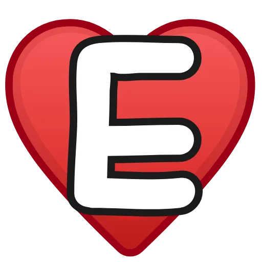❤️ Эмодзи «Letters in hearts» для Telegram