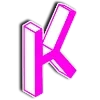 😏 Эмодзи «🤮 Letters 3D» для Telegram