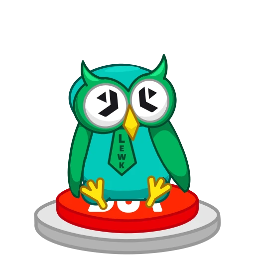 😉 Стикер «Lewk Owl» для Telegram