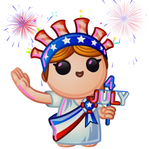 🎁 Стикер «Фигуры свободы» для Telegram