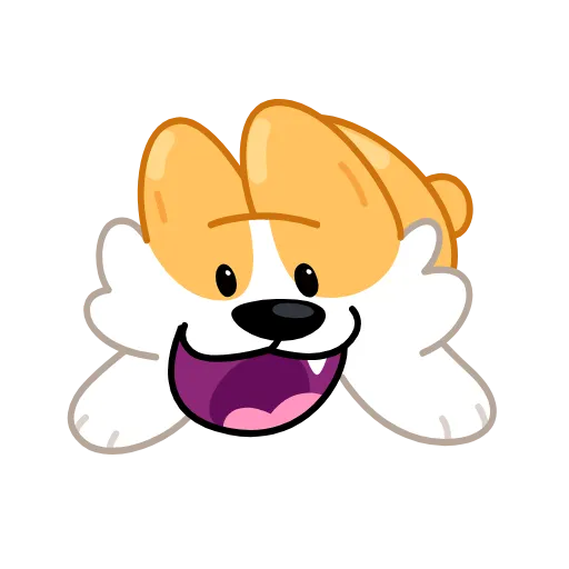 🕺 Эмодзи «Анимированный набор эмоджи с Корги» для Telegram