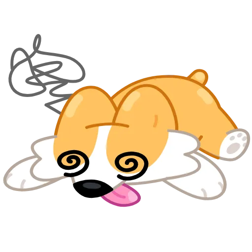😵‍💫 Эмодзи «Анимированный набор эмоджи с Корги» для Telegram