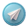 ✈️ Эмодзи «Голубые и оранжевые буквы, цифры, иконки» для Telegram