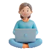 🖥 Эмодзи «Голубые и оранжевые буквы, цифры, иконки» для Telegram