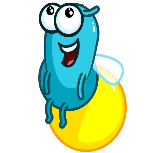 Эмодзи Lightning Bug для Telegram — скачать