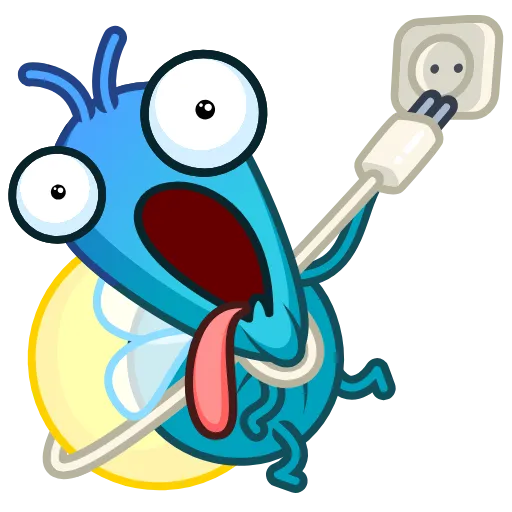 😵 Эмодзи «Lightning Bug» для Telegram