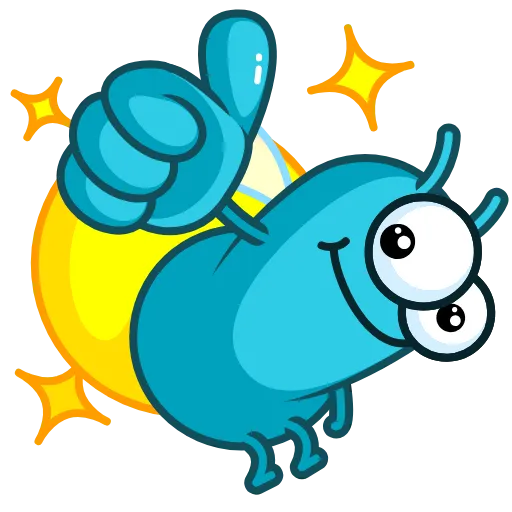 👍 Эмодзи «Lightning Bug» для Telegram