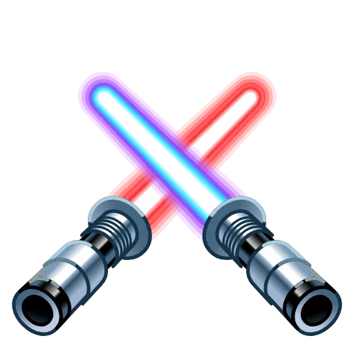 🌟 Эмодзи «Lightsabers» для Telegram