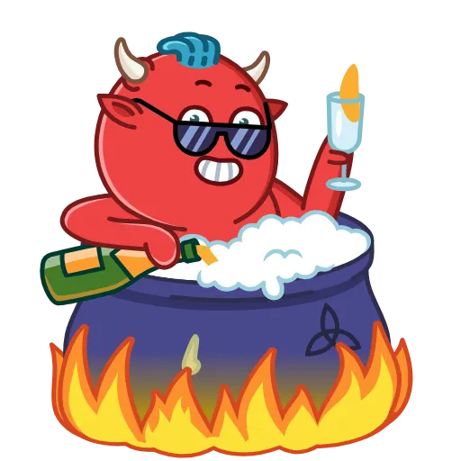 😎 Эмодзи «Lil Diablo» для Telegram