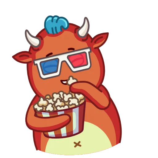 🍿 Эмодзи «Lil Diablo» для Telegram